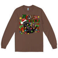 Chestnut meowy christmas Long Sleeve Tee - Zillion Design Studio