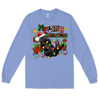 Colony Blue meowy christmas Long Sleeve Tee - Zillion Design Studio