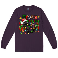 Plum meowy christmas Long Sleeve Tee - Zillion Design Studio