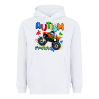 White autism crusher Heavyweight Hoodie - AdoDesignShop