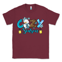 Burgundy cozy season winter Classic Tee - RanaPortraitStore