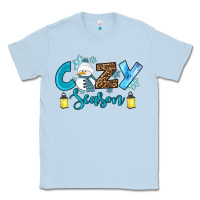 Dusty Blue cozy season winter Classic Tee - RanaPortraitStore