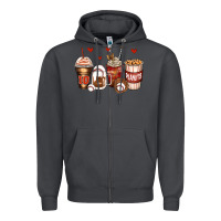 Smoke baseball coffee cups Zipper Hoodie - Zillion Design Studio
