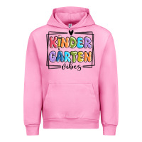 Fuchsia Pink kinder garten vibes Urban Hoodie - MaliasSmallBusiness