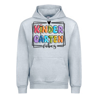 Heather Grey kinder garten vibes Urban Hoodie - MaliasSmallBusiness