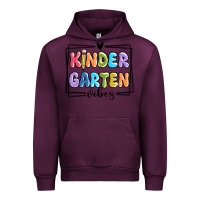Mauve Wine kinder garten vibes Urban Hoodie - MaliasSmallBusiness