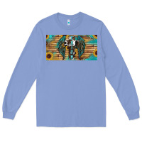 Colony Blue Wings Cross Faith Long Sleeve Tee - RanaPortraitStore