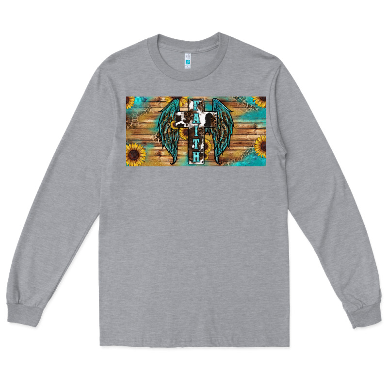 Wings Cross Faith Long Sleeve Tee by RanaPortraitStore | Teevron