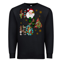 Black ho ho ho Premium Sweatshirt - JahusDesignShop