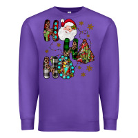 Purple ho ho ho Premium Sweatshirt - JahusDesignShop