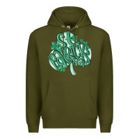 Army Green st patrick's day Premium Hoodie - MaliasSmallBusiness