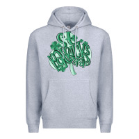 Heather Grey st patrick's day Premium Hoodie - MaliasSmallBusiness