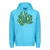 Ocean Blue st patrick's day Premium Hoodie - MaliasSmallBusiness
