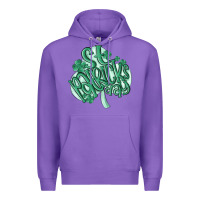 Purple st patrick's day Premium Hoodie - MaliasSmallBusiness