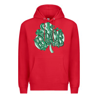 Red st patrick's day Premium Hoodie - MaliasSmallBusiness