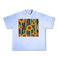 Grape Ice western sunflower cactus serape and cowhide Urban Heavy Tee - Artiststas