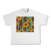 Lunar Rock western sunflower cactus serape and cowhide Urban Heavy Tee - Artiststas