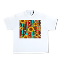 White western sunflower cactus serape and cowhide Urban Heavy Tee - Artiststas