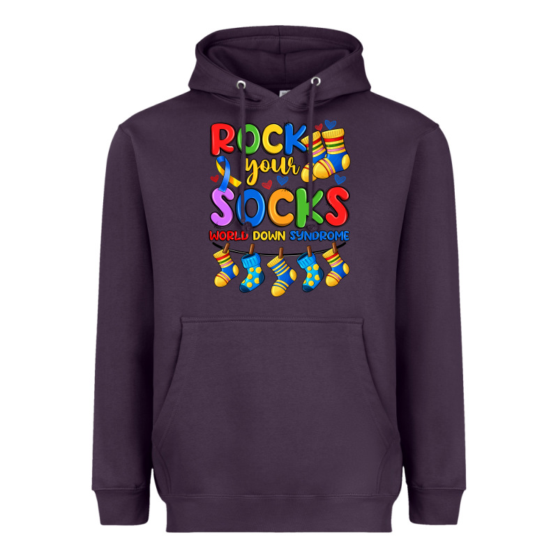 Rock Your  World Down Syndrome Heavyweight Hoodie by Artiststas | Teevron