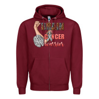 Burgundy brain cancer warrior Zipper Hoodie - texasbilliewilder