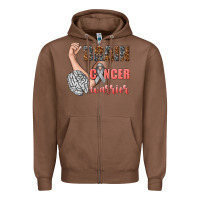 Chestnut brain cancer warrior Zipper Hoodie - texasbilliewilder