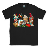 Black rooster coffee cups Classic Tee - Zillion Design Studio