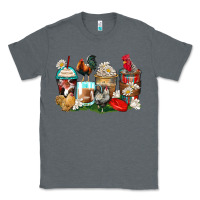 Charcoal Heather rooster coffee cups Classic Tee - Zillion Design Studio