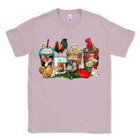 Lilac rooster coffee cups Classic Tee - Zillion Design Studio