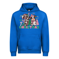 Cobalt my first christmas cow Urban Hoodie - MaliasSmallBusiness
