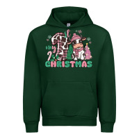 Forest Green my first christmas cow Urban Hoodie - MaliasSmallBusiness