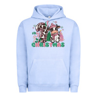 Pigment Grape Ice my first christmas cow Urban Hoodie - MaliasSmallBusiness