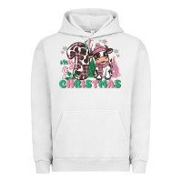 Pigment Lunar Rock my first christmas cow Urban Hoodie - MaliasSmallBusiness