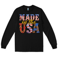 Black made in the usa Long Sleeve Tee - texasbilliewilder