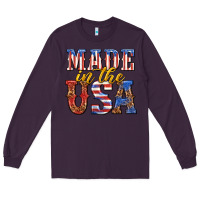 Plum made in the usa Long Sleeve Tee - texasbilliewilder