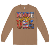 Toasted Coconut made in the usa Long Sleeve Tee - texasbilliewilder