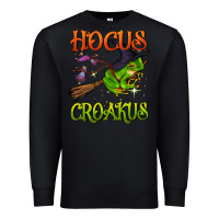 Black hocus croakus Premium Sweatshirt - BundleAndBundleShop