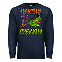 Navy hocus croakus Premium Sweatshirt - BundleAndBundleShop