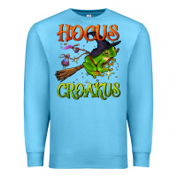 Ocean Blue hocus croakus Premium Sweatshirt - BundleAndBundleShop