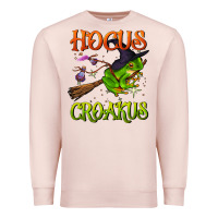 Pale Pink hocus croakus Premium Sweatshirt - BundleAndBundleShop