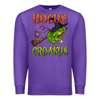 Purple hocus croakus Premium Sweatshirt - BundleAndBundleShop