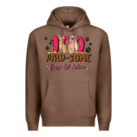 Chestnut 100 paw some days of school Premium Hoodie - MaliasSmallBusiness