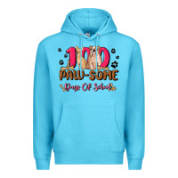 100 Paw Some Days Of School Premium Hoodie | Teevron