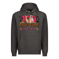 Smoke 100 paw some days of school Premium Hoodie - MaliasSmallBusiness