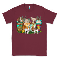 Burgundy goats coffee cups Classic Tee - Zillion Design Studio