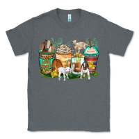 Charcoal Heather goats coffee cups Classic Tee - Zillion Design Studio