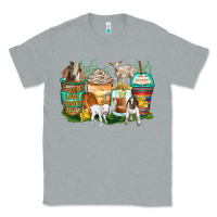 Heather Grey goats coffee cups Classic Tee - Zillion Design Studio