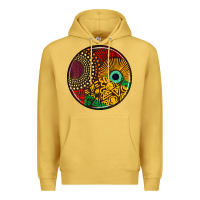 Antique Gold Juneteenth car coaster Premium Hoodie - AdoDesignShop
