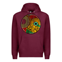 Burgundy Juneteenth car coaster Premium Hoodie - AdoDesignShop
