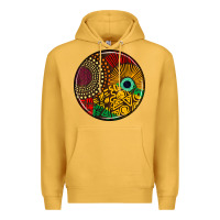 Mustard Juneteenth car coaster Premium Hoodie - AdoDesignShop