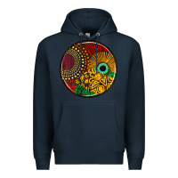 Navy Juneteenth car coaster Premium Hoodie - AdoDesignShop